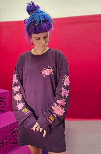 NXK 10 YRS COMMEMORATIVE LONG SLEEVE - 2ND EDITION: PLUM