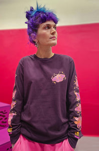 NXK 10 YRS COMMEMORATIVE LONG SLEEVE - 2ND EDITION: PLUM