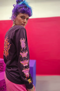 NXK 10 YRS COMMEMORATIVE LONG SLEEVE - 2ND EDITION: PLUM