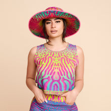 Load image into Gallery viewer, NEON FLUX COTTON SLEEVELESS TOP