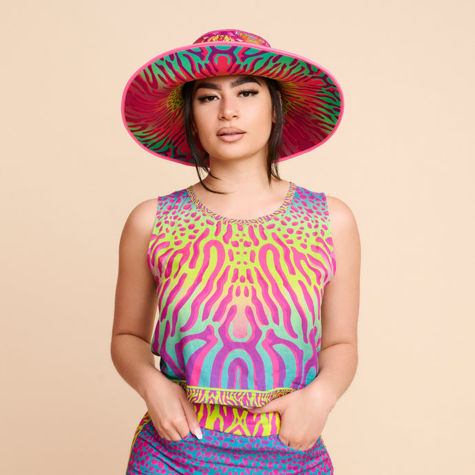 NEON FLUX COTTON SLEEVELESS TOP