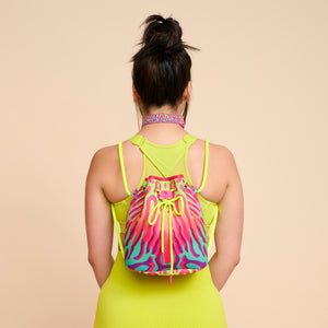 NEON FLUX NEOPRENE BUCKET BAG