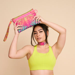 NEON FLUX NEOPRENE CLUTCH