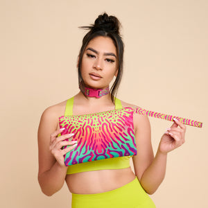 NEON FLUX NEOPRENE CLUTCH