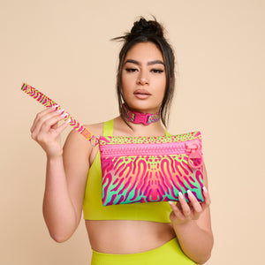 NEON FLUX NEOPRENE CLUTCH