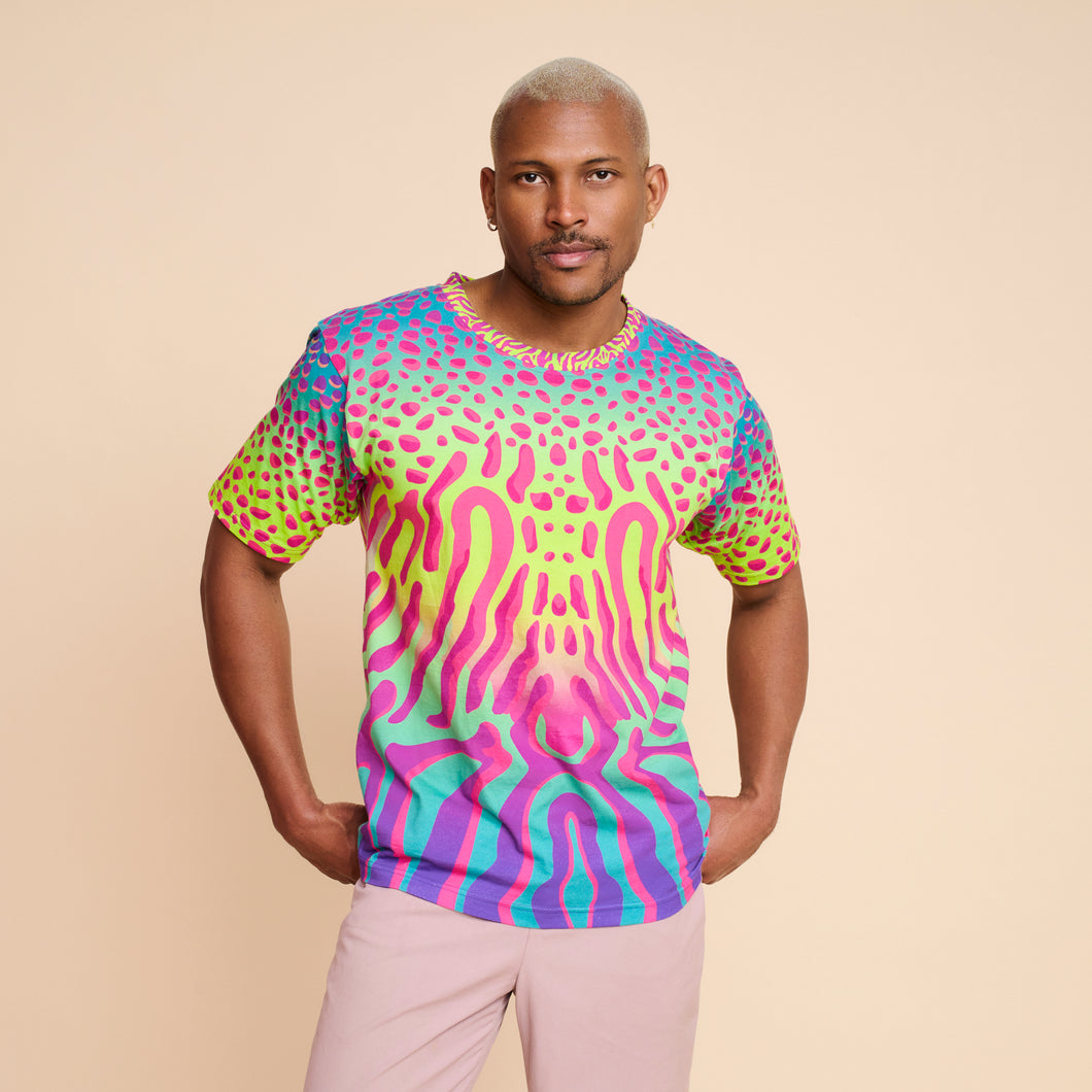 NEON FLUX COTTON TEE