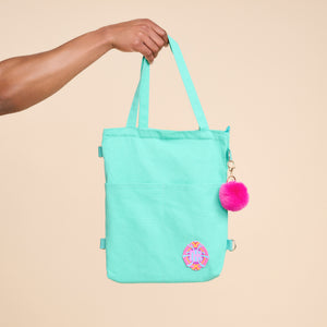NEON FLUX TOTE BAG