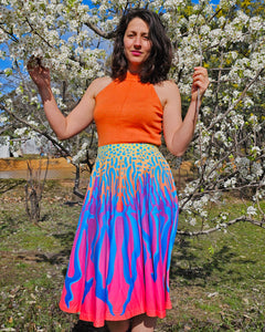 CRYPTIC FREQUENCY CIRCLE SKIRT