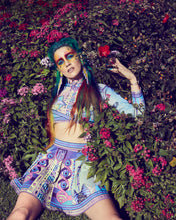 Load image into Gallery viewer, LOGIC LATTICE CHEER SKIRT