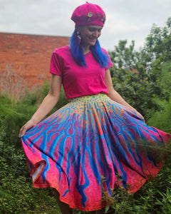 CRYPTIC FREQUENCY CIRCLE SKIRT