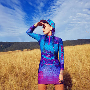 DIGITAL DRIFT BODYCON DRESS