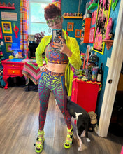 Load image into Gallery viewer, CRYPTIC FREQUENCY CROP TOP