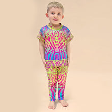 Load image into Gallery viewer, NEON FLUX KIDS COTTON TIGHTS