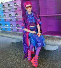 Load image into Gallery viewer, DIGITAL DRIFT SPLIT SKIRT