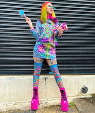 Load image into Gallery viewer, CRYPTIC FREQUENCY THIGH HIGHS