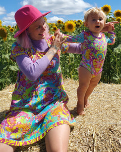 COTTON SMOCK DRESS