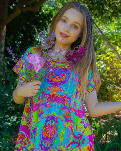 COTTON SMOCK DRESS