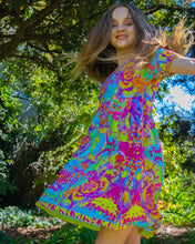 Load image into Gallery viewer, COTTON SMOCK DRESS