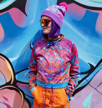Load image into Gallery viewer, CRYPTIC FREQUENCY CROP HOODIE