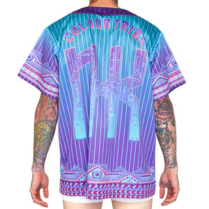 LOGIC LATTICE UNISEX BASEBALL JERSEY