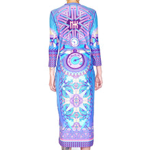 Load image into Gallery viewer, LOGIC LATTICE MAXI DRESS