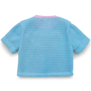 MESH CROP WITH CHENILLE PATCH