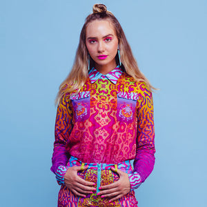 AQUA PHOENIX 100% COTTON BUTTON UP SHIRT