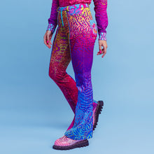 Load image into Gallery viewer, AQUA PHOENIX FLARE PANTS