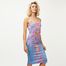 Load image into Gallery viewer, CRYPTIC FREQUENCY 100% COTTON MAXI DRESS