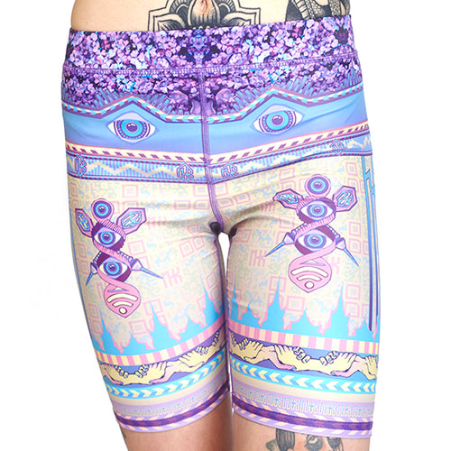 LOGIC LATTICE UNISEX BIKE SHORTS