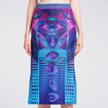 Load image into Gallery viewer, DIGITAL DRIFT SPLIT SKIRT