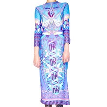 Load image into Gallery viewer, LOGIC LATTICE MAXI DRESS