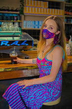 Load image into Gallery viewer, &#39;CERULEAN SUNRISE&#39; REVERSIBLE MASK