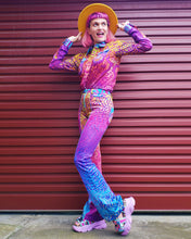 Load image into Gallery viewer, AQUA PHOENIX FLARE PANTS