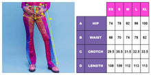 Load image into Gallery viewer, AQUA PHOENIX FLARE PANTS