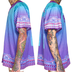 LOGIC LATTICE UNISEX BASEBALL JERSEY