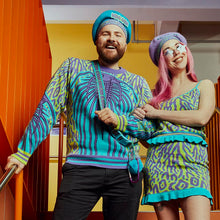 Load image into Gallery viewer, TRIBE O LIGHT CURLY KNIT SKIRT