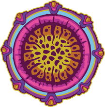 Load image into Gallery viewer, AUGMENTED REALITY CUSHION COVER - PORTAL VORTEX - SOLD OUT